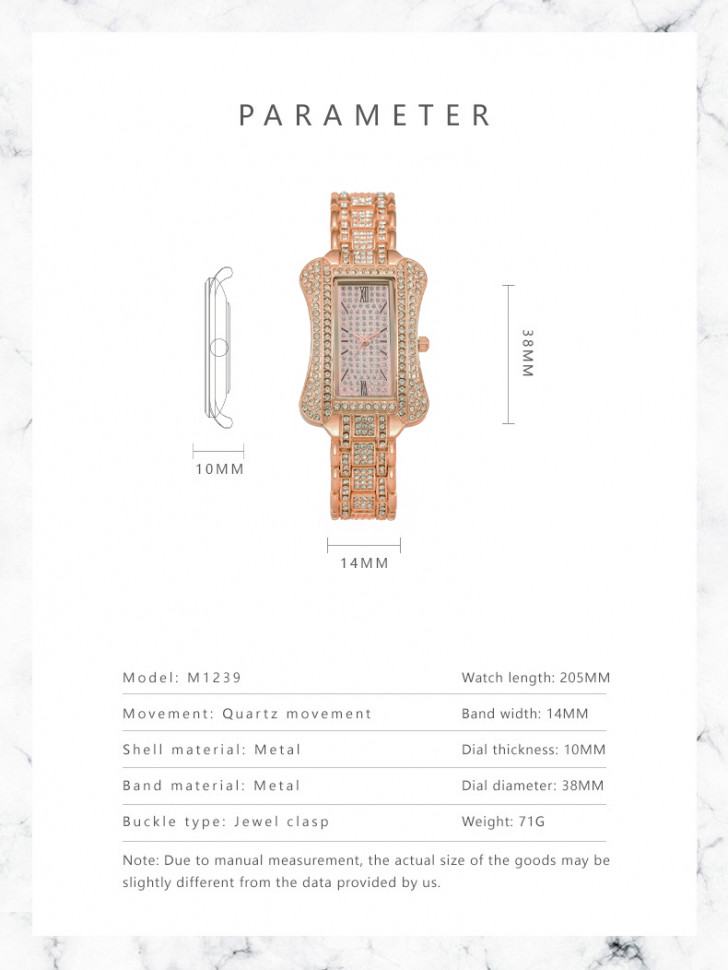 Жіночий годинник gold №33004