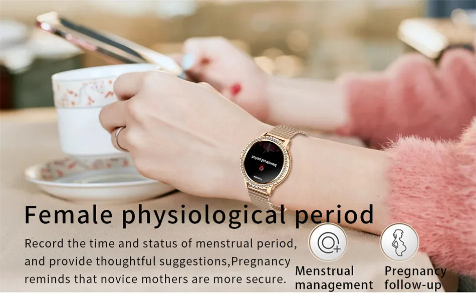 Смарт-годинник Women's Smart Device 16 gold steel 