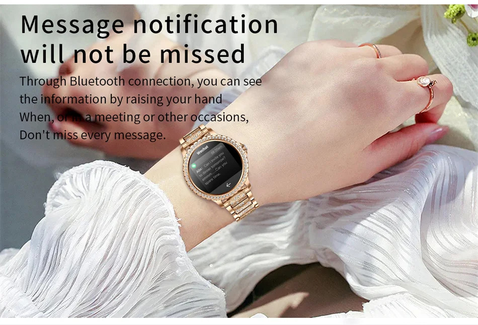 Смарт-годинник Women's Smart Device 16 gold steel 