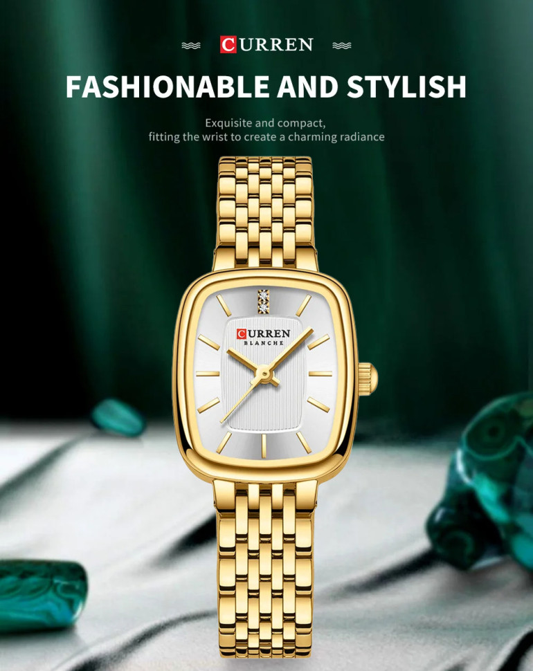 Жіночий годинник CURREN gold