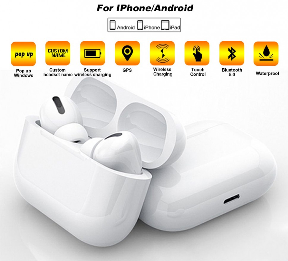 Навушники Bluetooth Air Music Pods Pro black