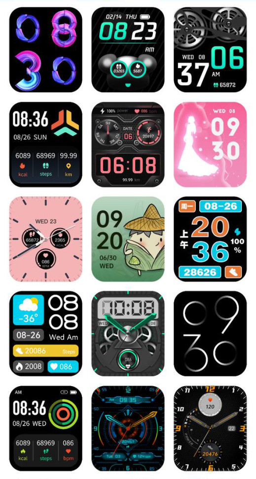 Смарт-годинник протиударний Smart Device 7 black milanese loop