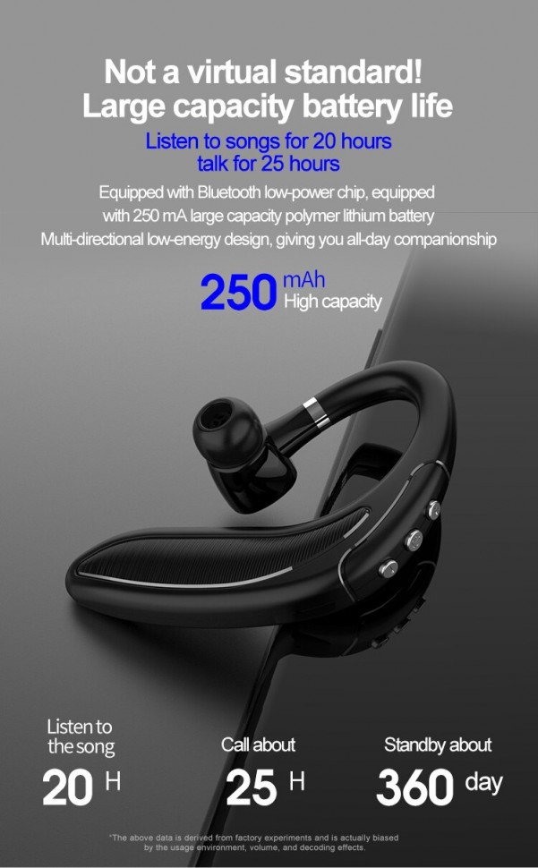 Bluetooth-гарнітура 7 black  