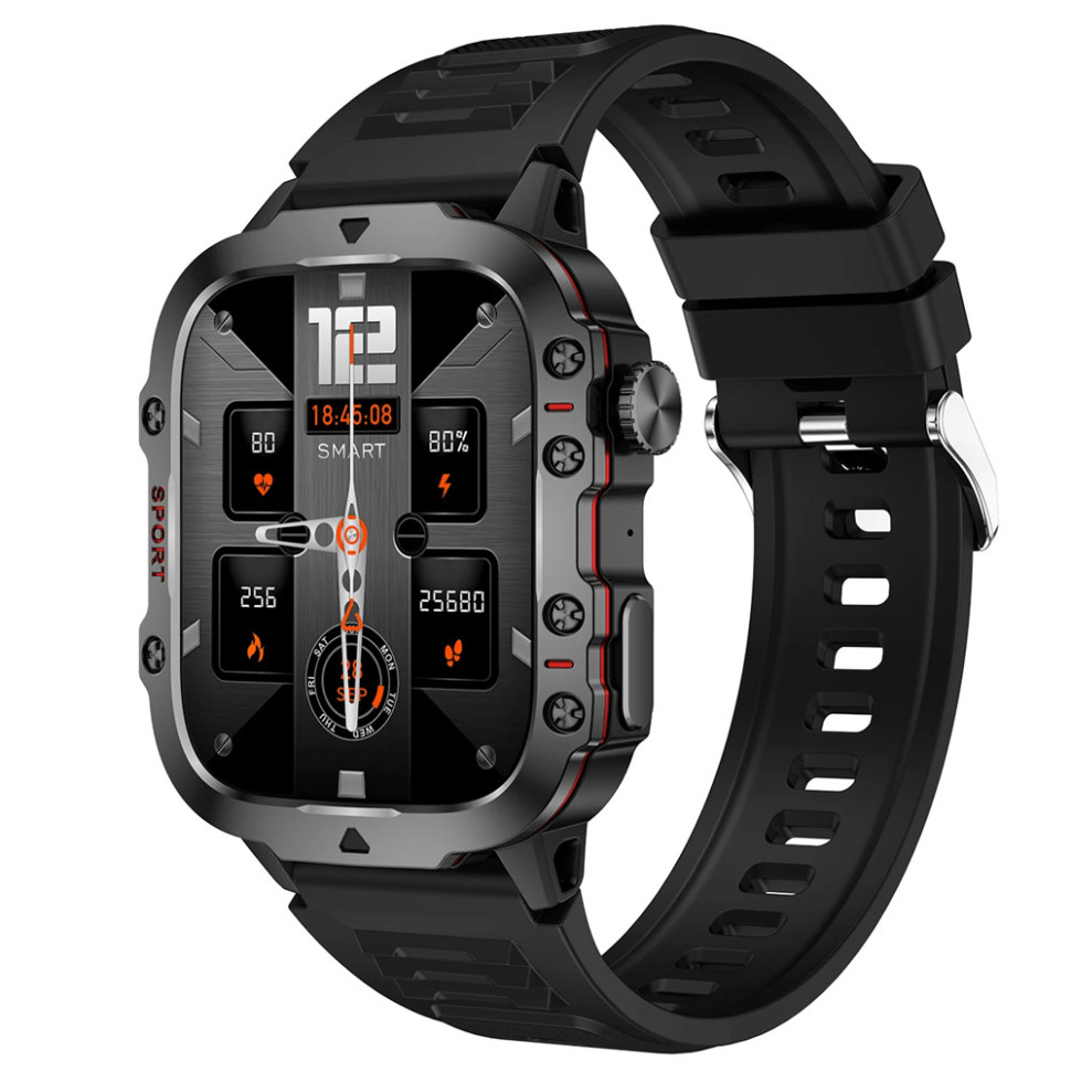 Смарт-годинник протиударний Smart Device 7 black silicon