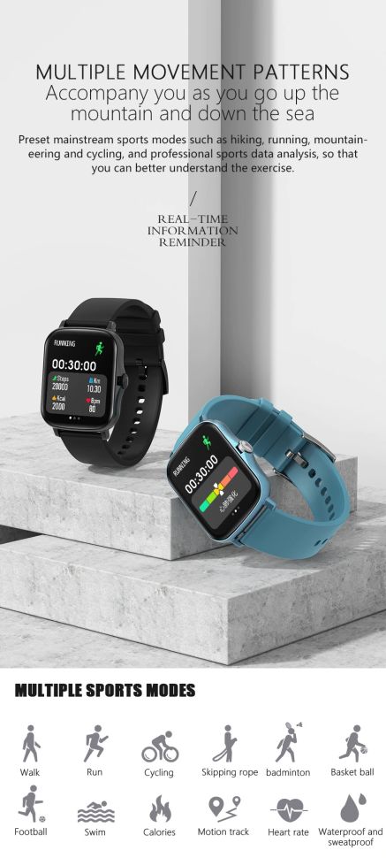 Смарт-годинник Smart Device 73 black steel