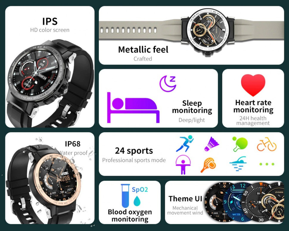 Смарт-годинник Smart Device 82 black 