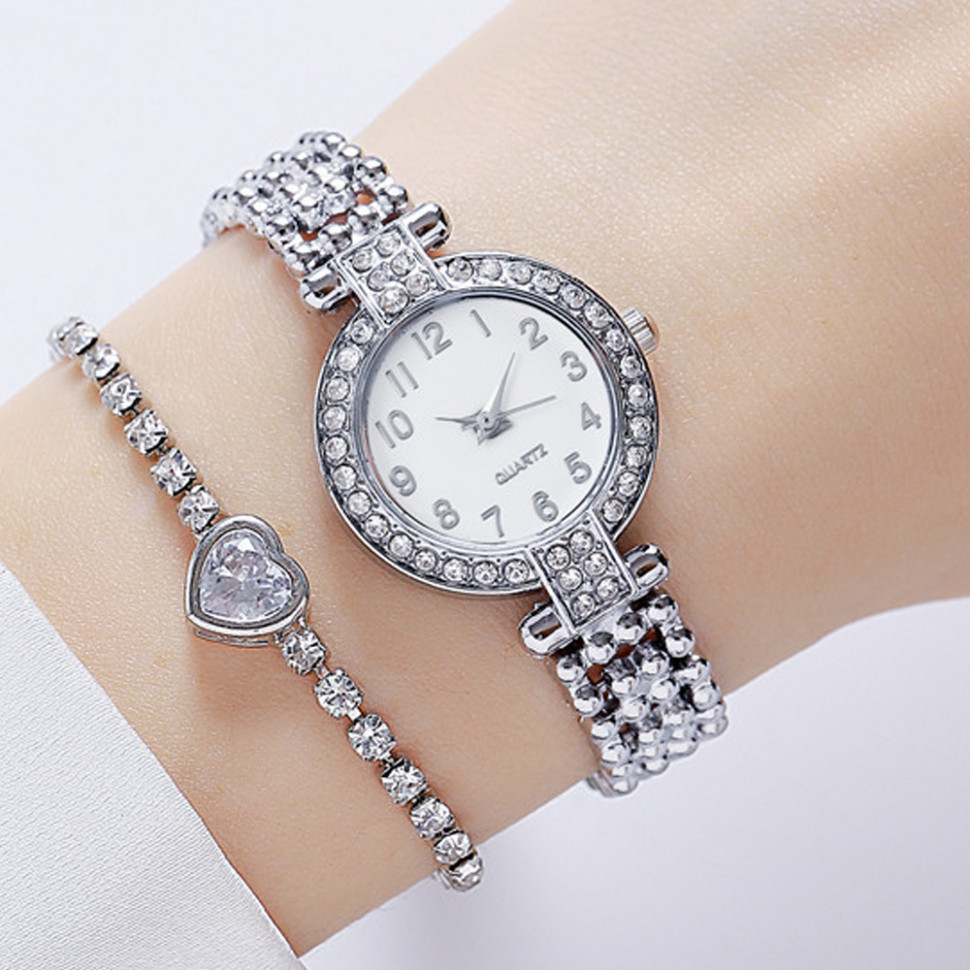 Жіночий годинник silver №02284