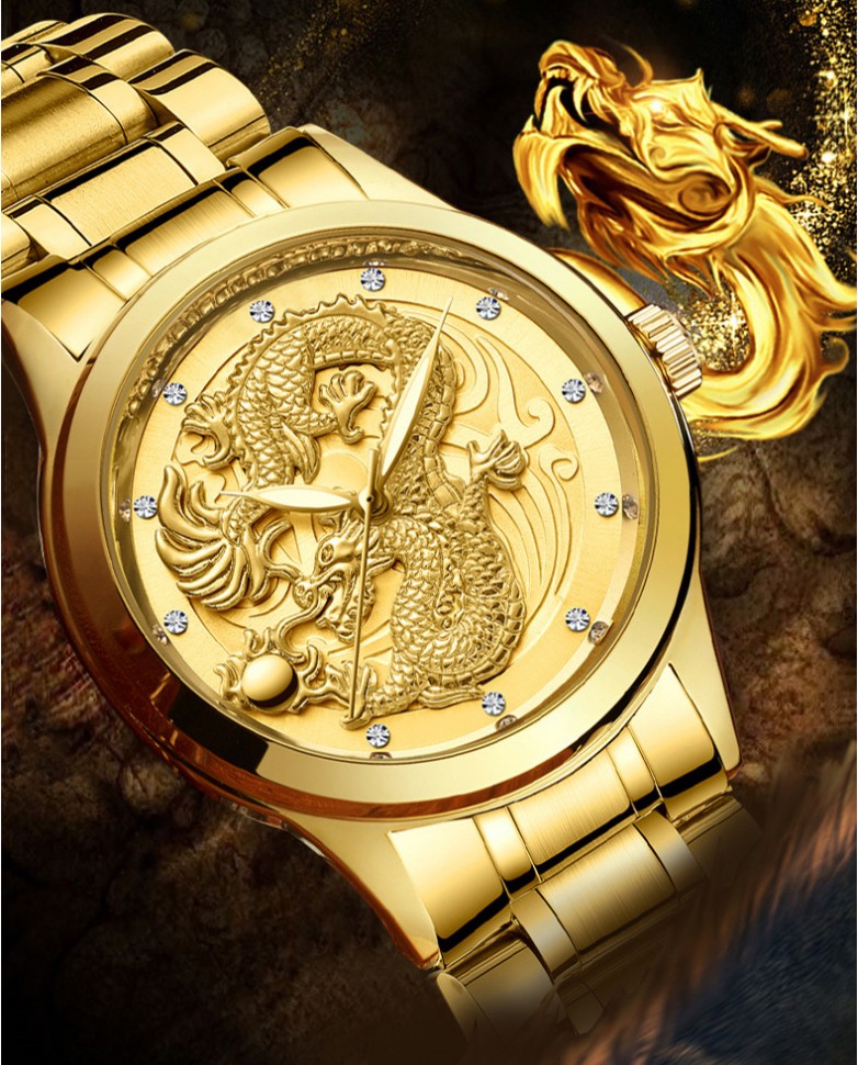 Чоловічий годинник gold №01164