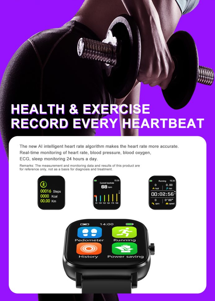 Смарт-годинник Smart Device 56 black steel
