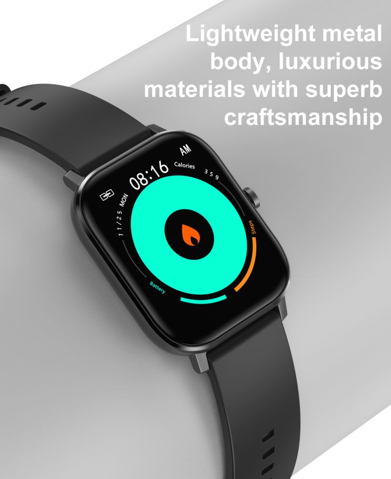 Смарт-годинник Smart Device 56 black steel