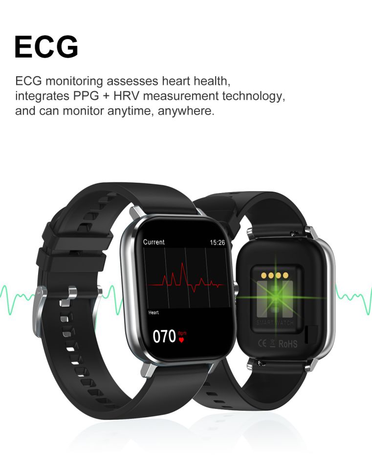 Смарт-годинник Smart Device 56 black steel