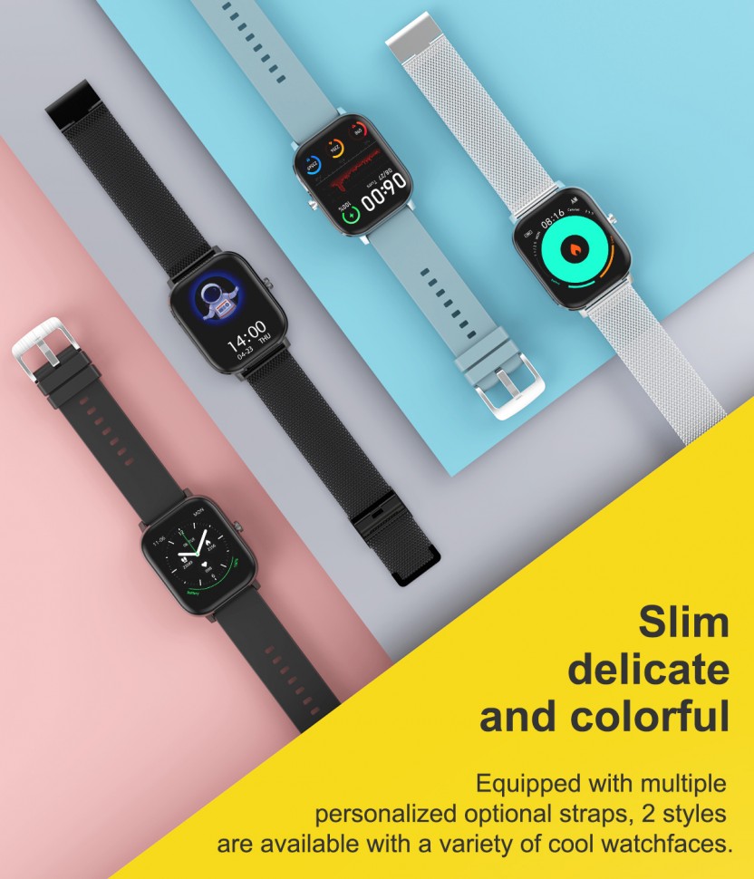 Смарт-годинник Smart Device 56 black steel