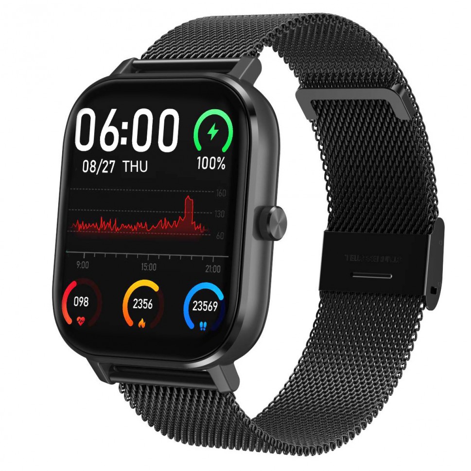 Смарт-годинник Smart Device 56 black steel