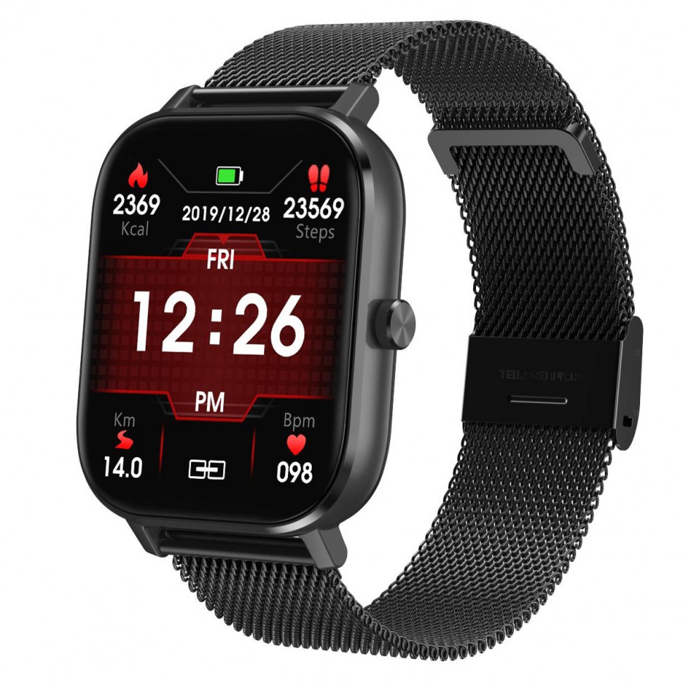 Смарт-годинник Smart Device 56 black steel