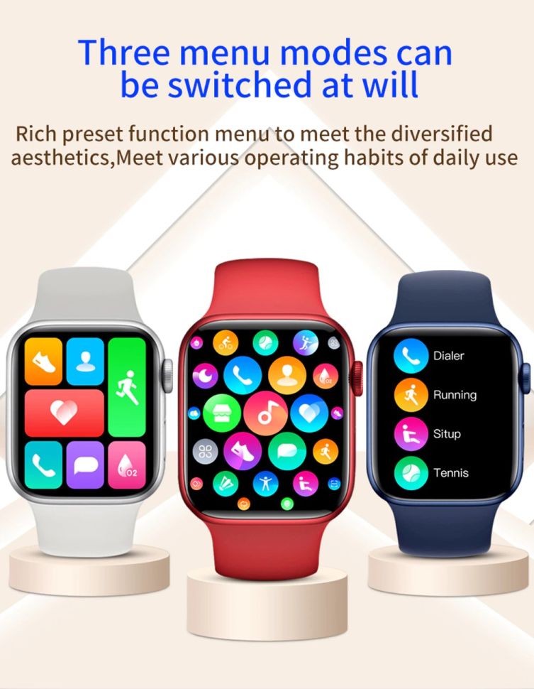 Смарт-годинник Smart Device 86 black steel
