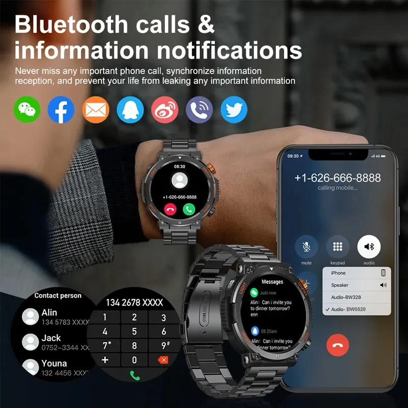 Смарт-годинник протиударний Smart Device 9 black steel