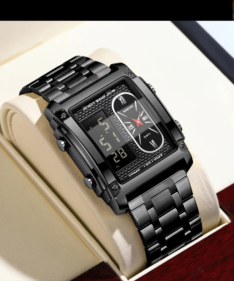 Чоловічий годинник BINBOND black