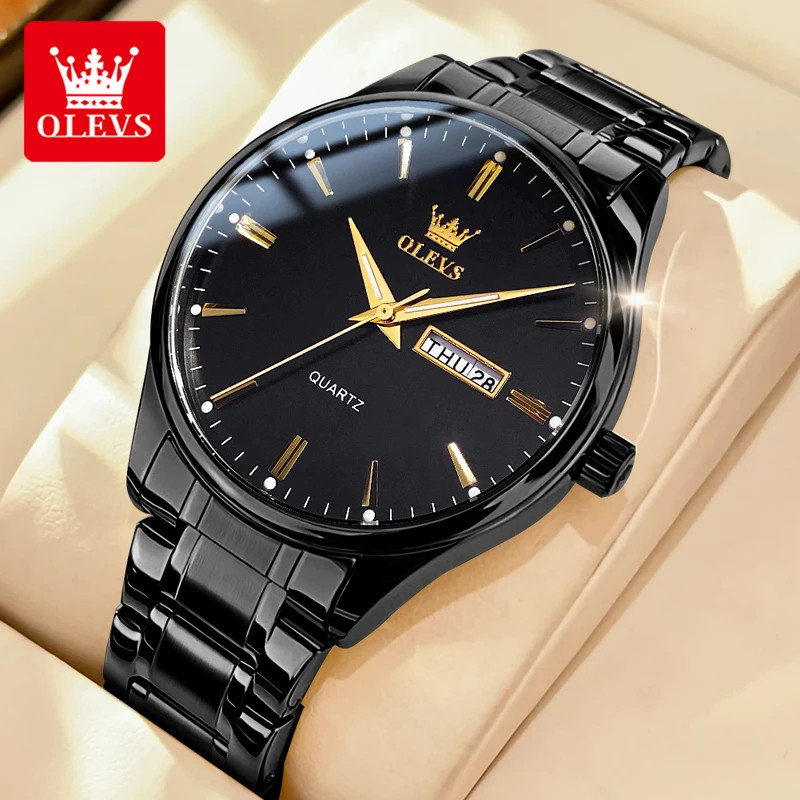 Чоловічий годинник OLEVS black
