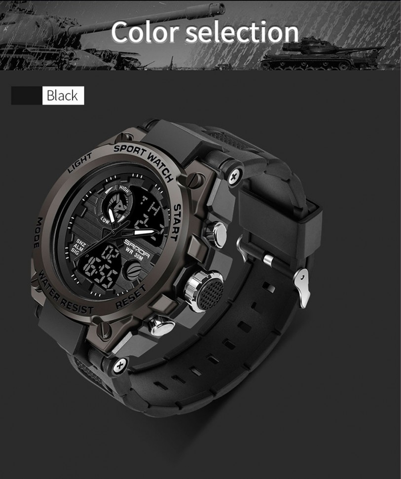 Чоловічий годинник SANDA titanium 