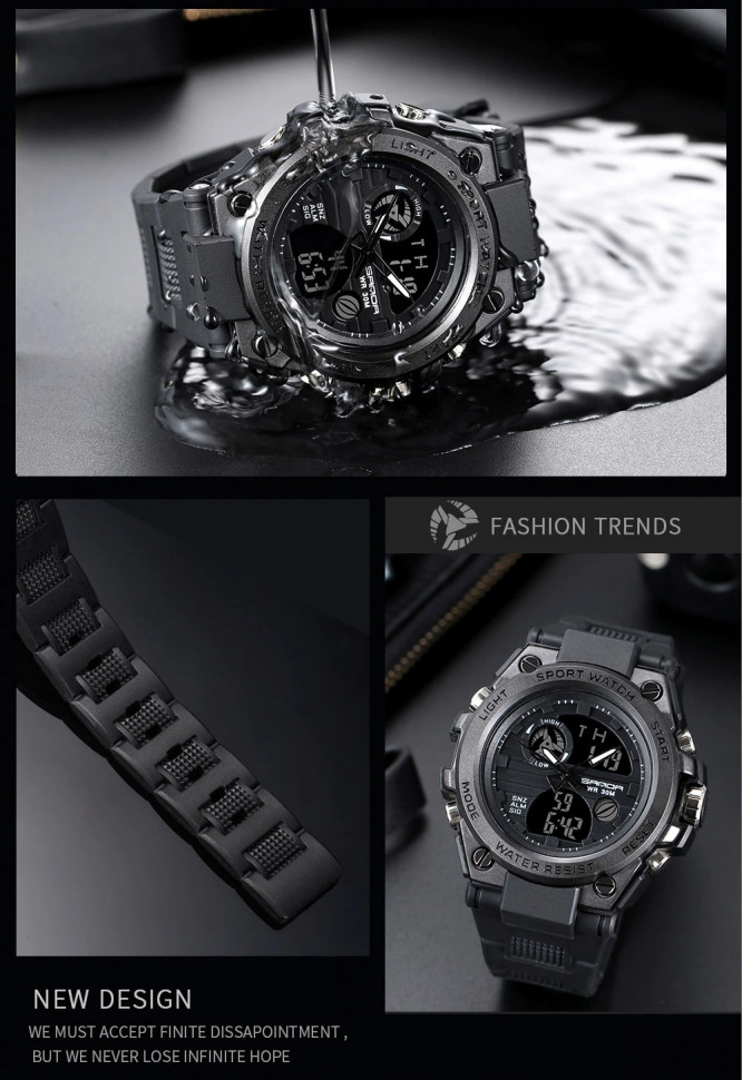 Чоловічий годинник SANDA titanium 