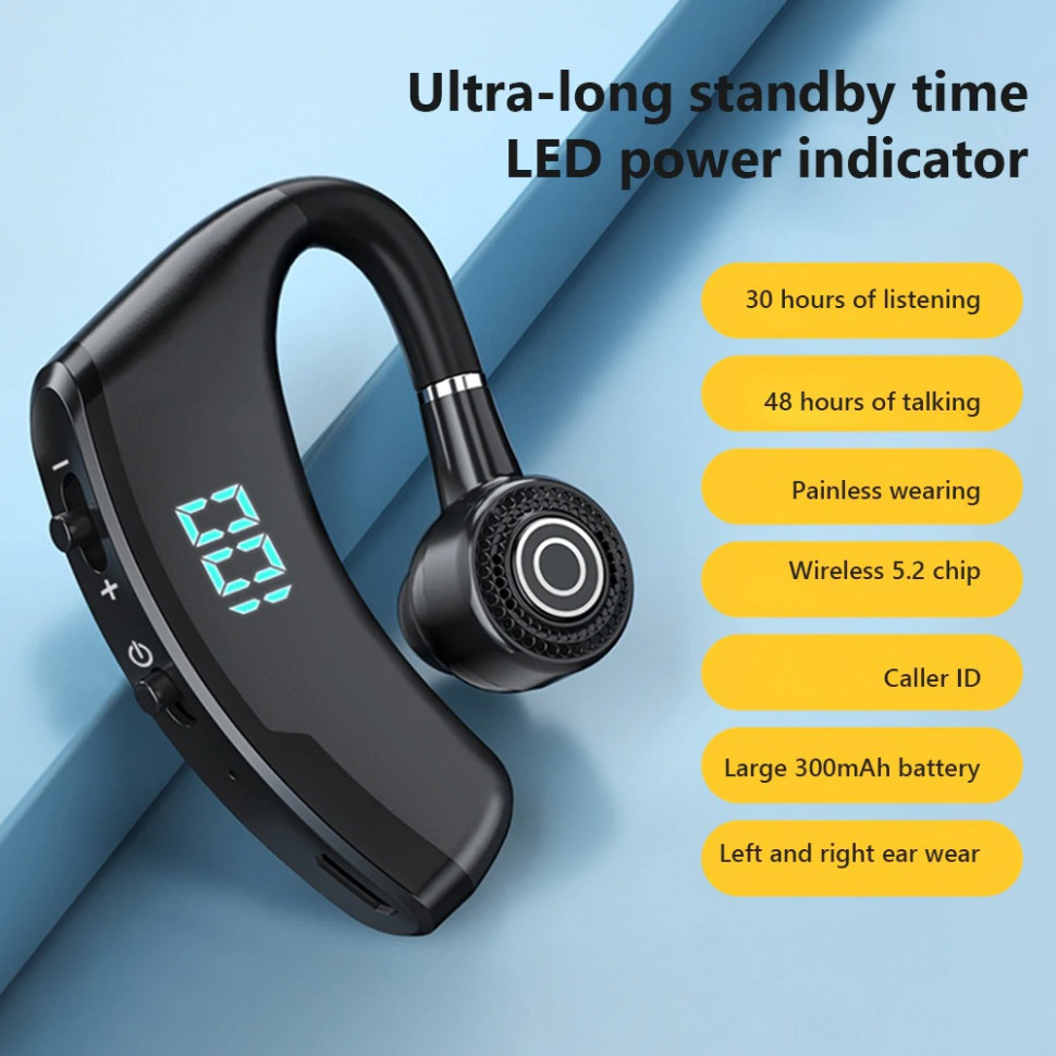 Bluetooth-гарнітура 38 + Power Bank Black  