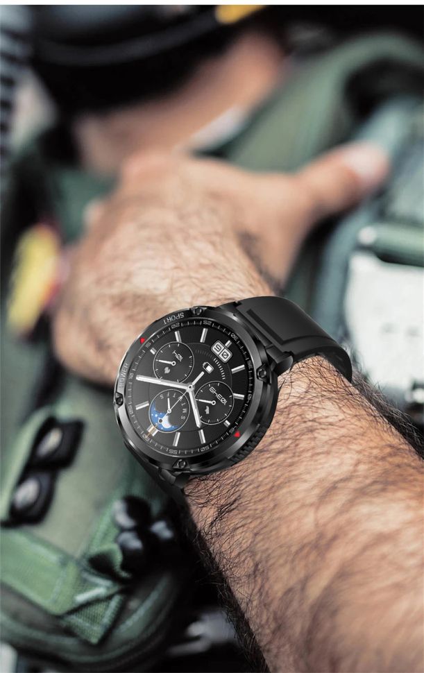 Смарт-годинник протиударний Smart Device 16 black steel