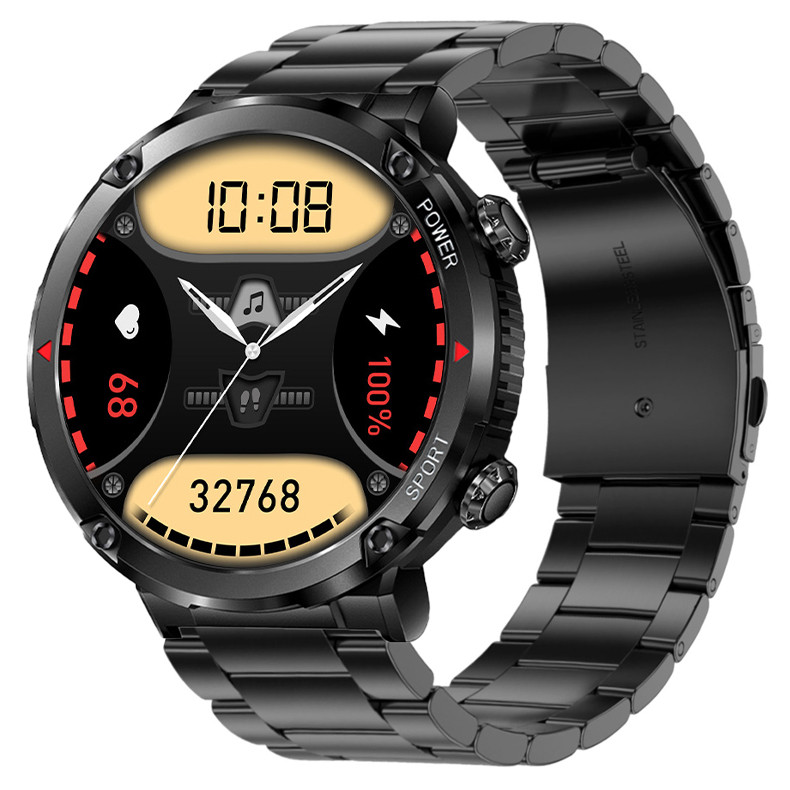 Смарт-годинник протиударний Smart Device 16 black steel
