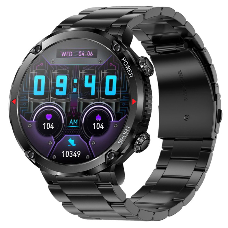 Смарт-годинник протиударний Smart Device 16 black steel