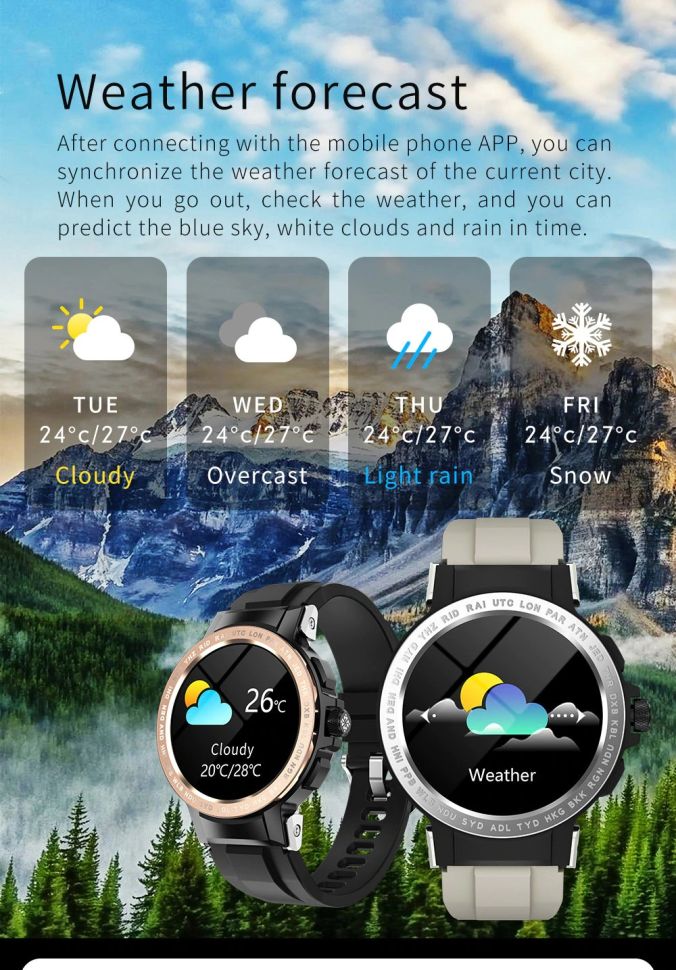Смарт-годинник Smart Device 82 black+gold