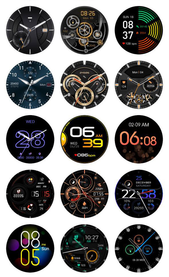 Смарт-годинник Smart Device 82 black+gold