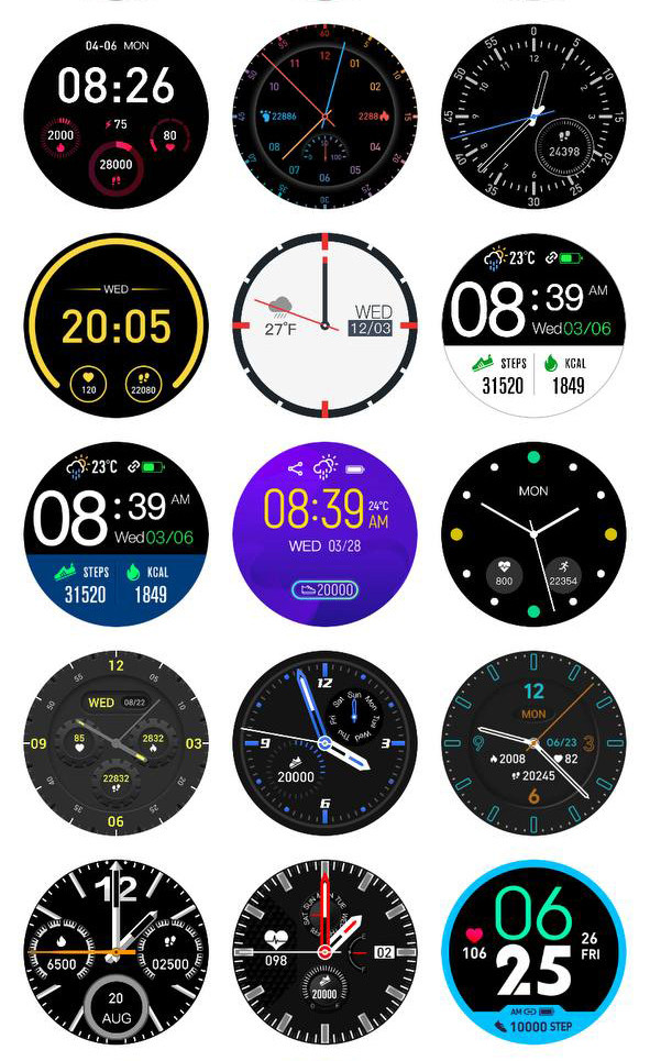 Смарт-годинник Smart Device 82 black+gold