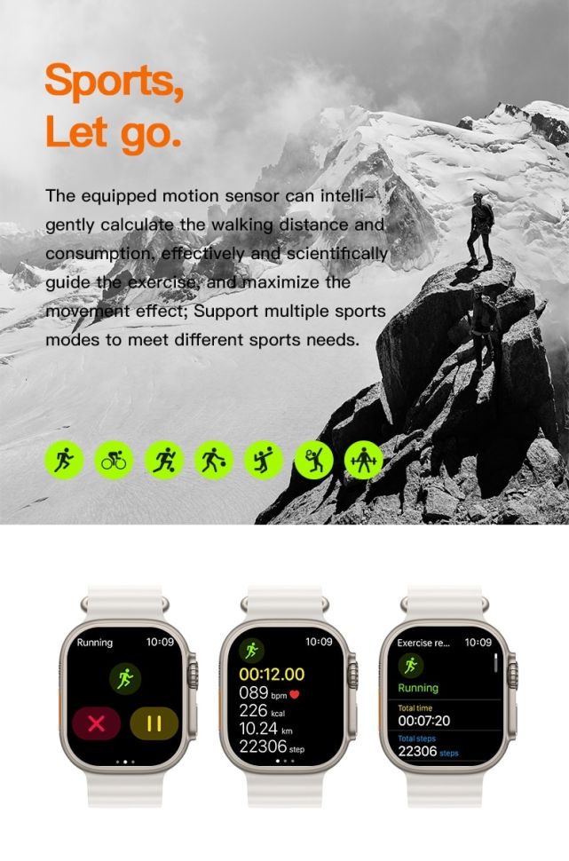 Смарт-годинник Watch Ultra+ alpine loop black