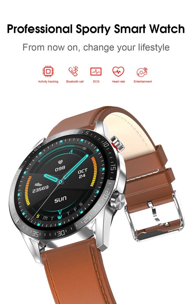 Смарт-годинник Smart Device 71 black steel