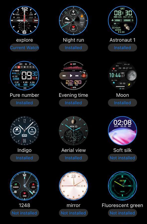 Смарт-годинник Smart Device 71 black steel