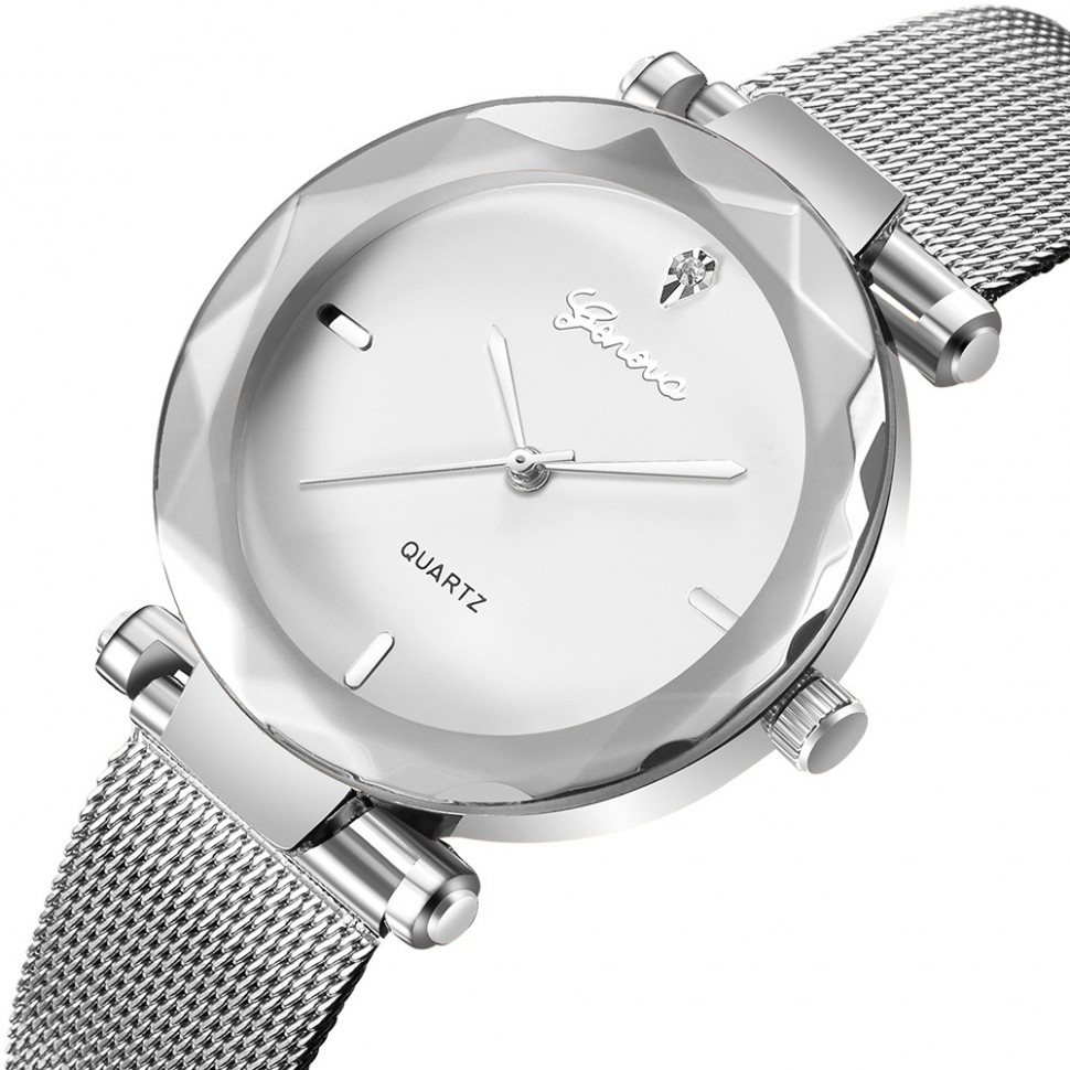 Жіночий годинник GENEVA silver