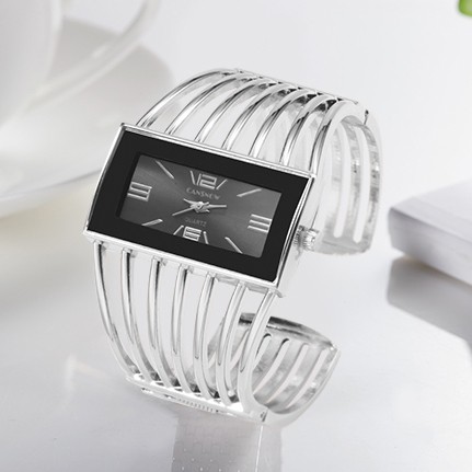 Жіночий годинник CANSNOW silver+black