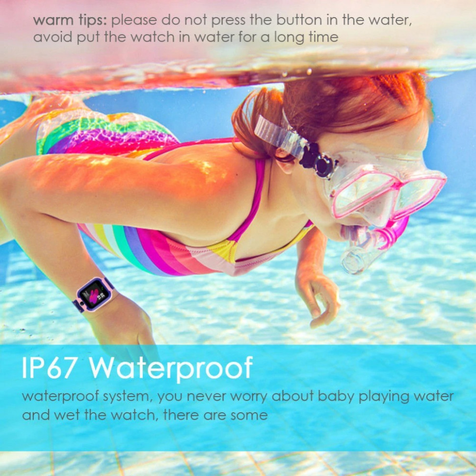 Дитячий смарт-годинник з GPS 4 rose 