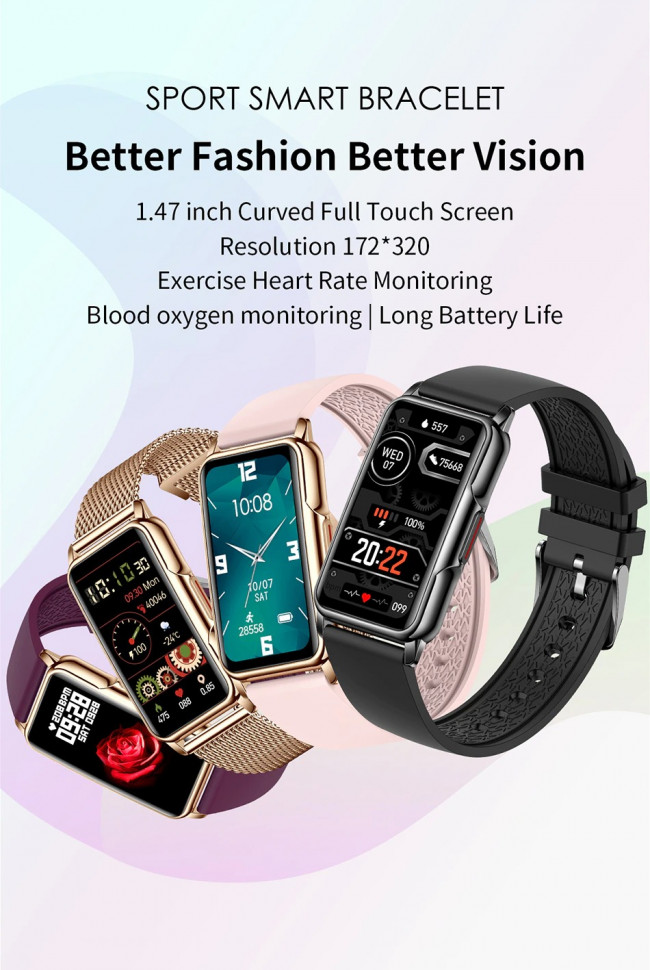 Смарт-годинник Smart Device 109 black steel