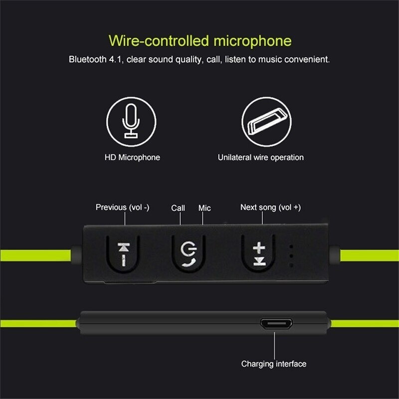 Навушники Bluetooth Air Music Sport black