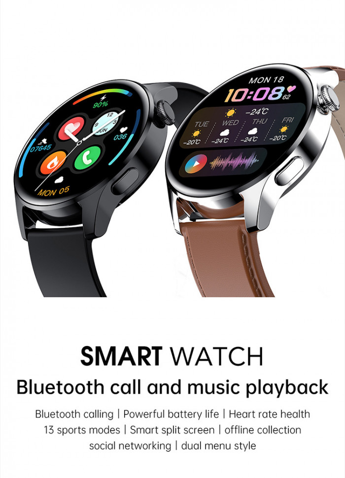 Смарт-годинник Smart Device 85 black silicon