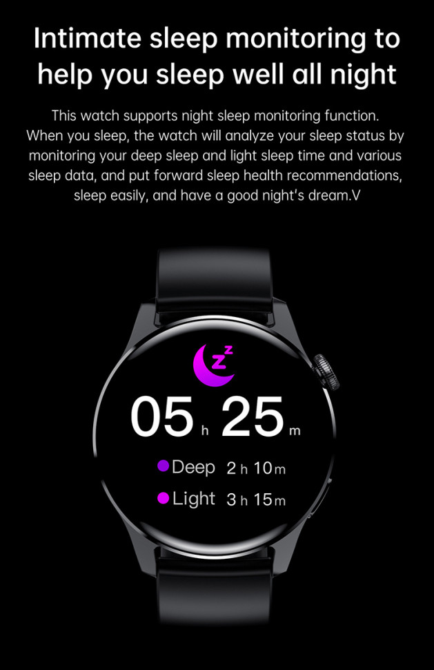 Смарт-годинник Smart Device 85 black silicon