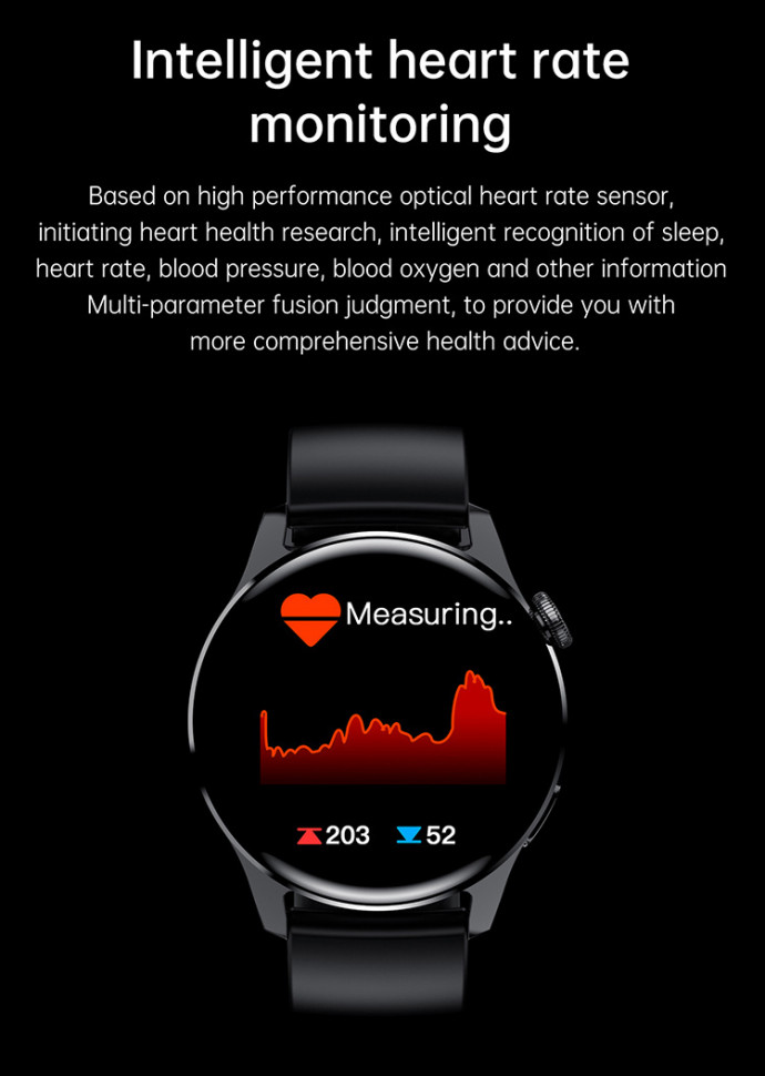 Смарт-годинник Smart Device 85 black silicon