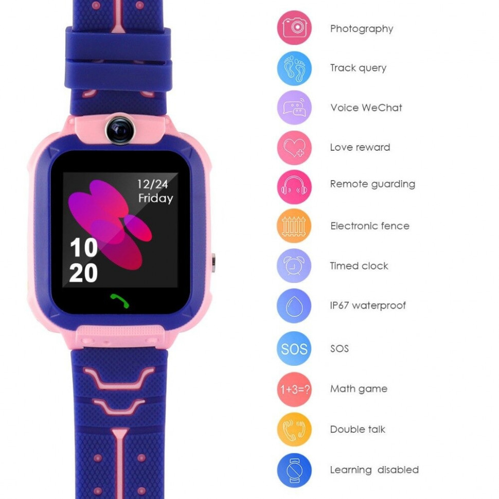 Дитячий смарт-годинник з GPS 4 blue