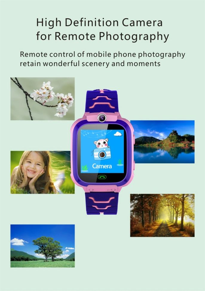 Дитячий смарт-годинник з GPS 4 blue