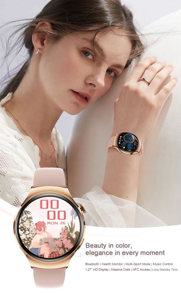 Смарт-годинник Women's Smart Device 12 gold 