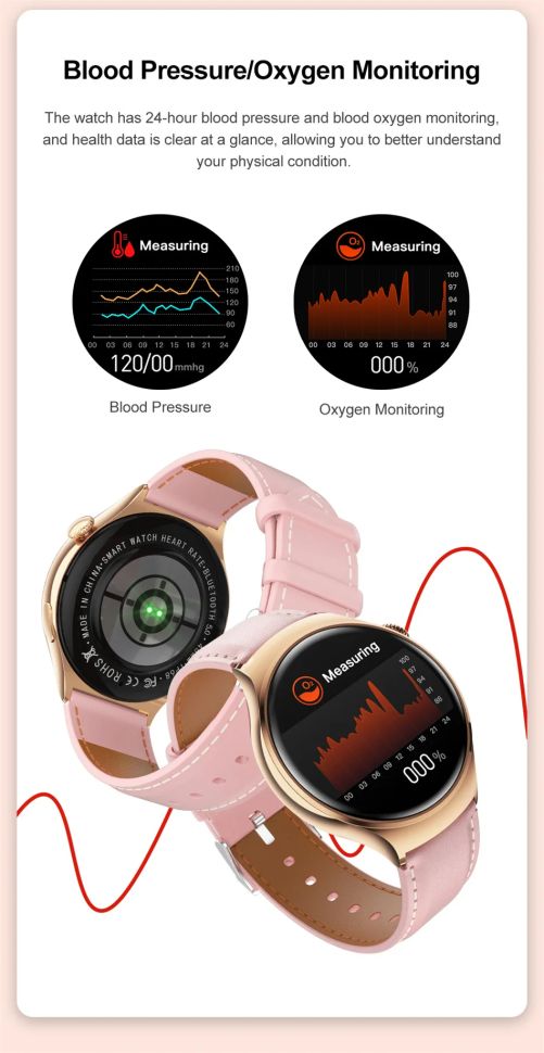 Смарт-годинник Women's Smart Device 12 gold 