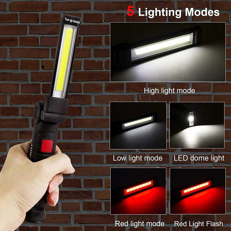 Портативна LED лампа-ліхтар USB Worklight 2000 mAh, 250 Lm