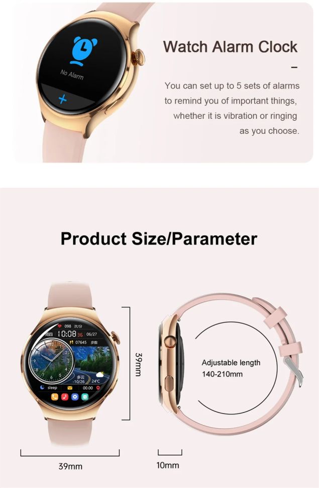 Смарт-годинник Women's Smart Device 12 silver steel 