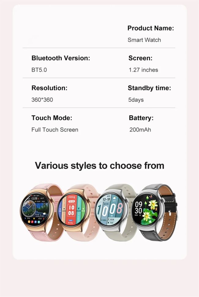 Смарт-годинник Women's Smart Device 12 silver steel 