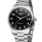 Чоловічий годинник механічний WINNER silver+black 